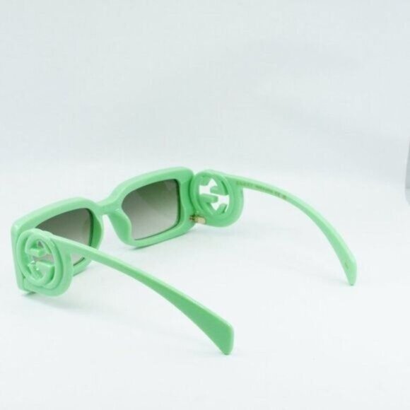 NEWEST GUCCI GG1325S 004 GREEN SUNGLASSES - Picture 12 of 13